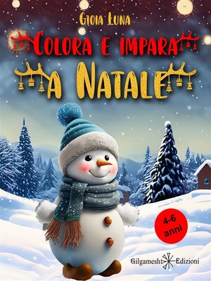 cover image of Colora e impara a Natale